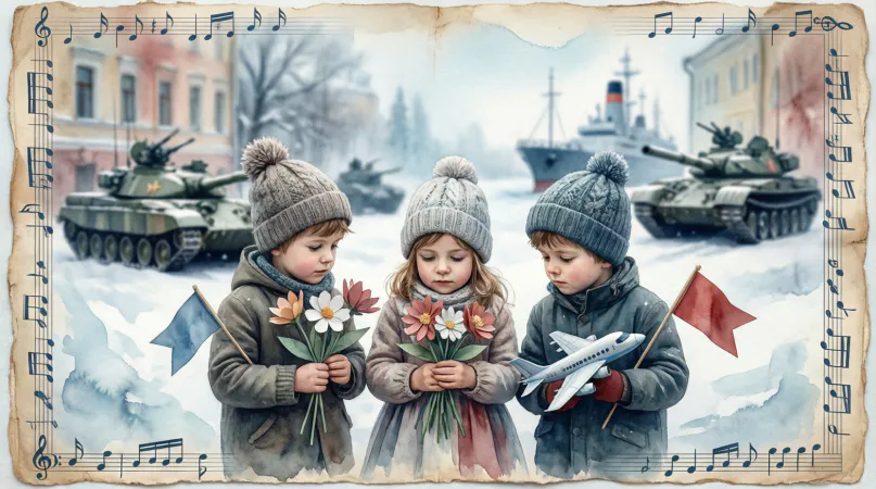 10 Лучших детских песен на День Защитника Отечества 23 февраля