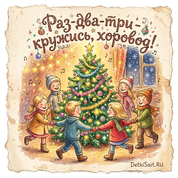 DetkiSait - Раз‑два‑три - кружись, хоровод!